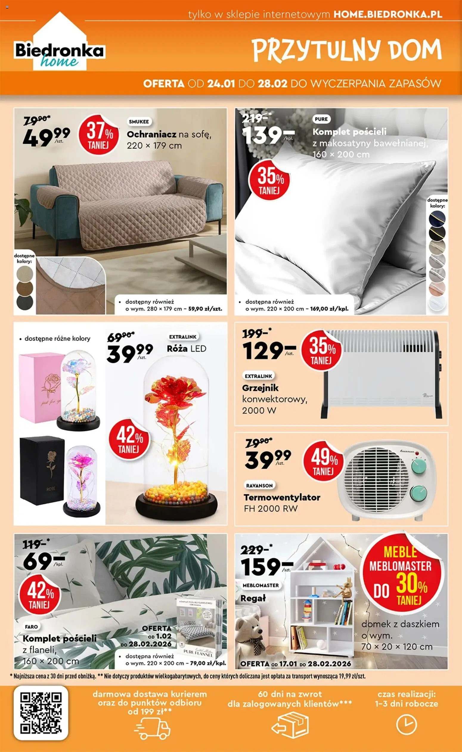 Biedronka Polsko leták - Home od 24.01.2026 | Strana: 2 | Produkty: Regál, LED