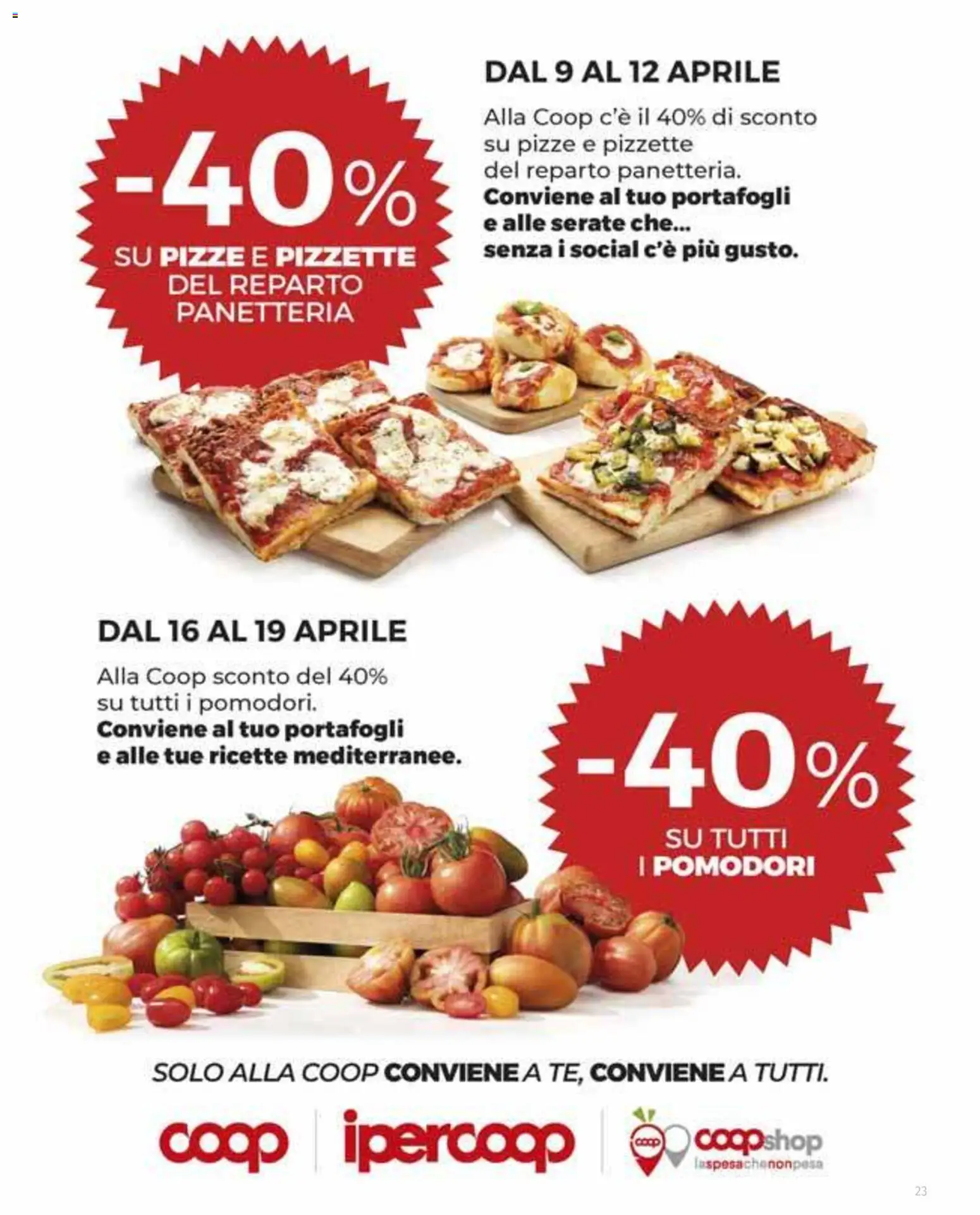 Volantino Ipercoop del 07.04.2026 | Pagina: 23 | Prodotti: Pomodori