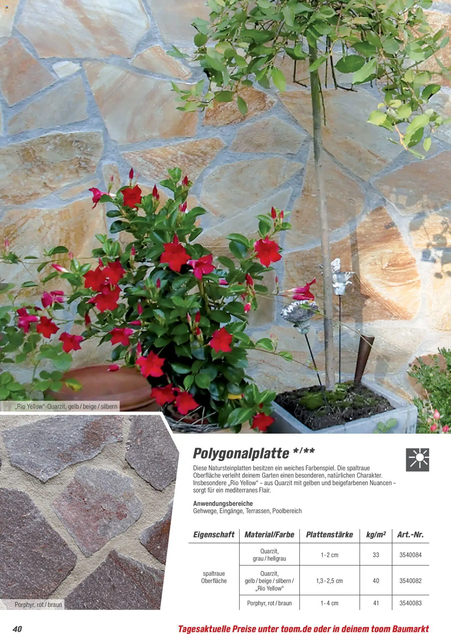 Toom Baumarkt Gartenbaustoffe 2026 – gültig ab 20.02.2026 | Seite: 40