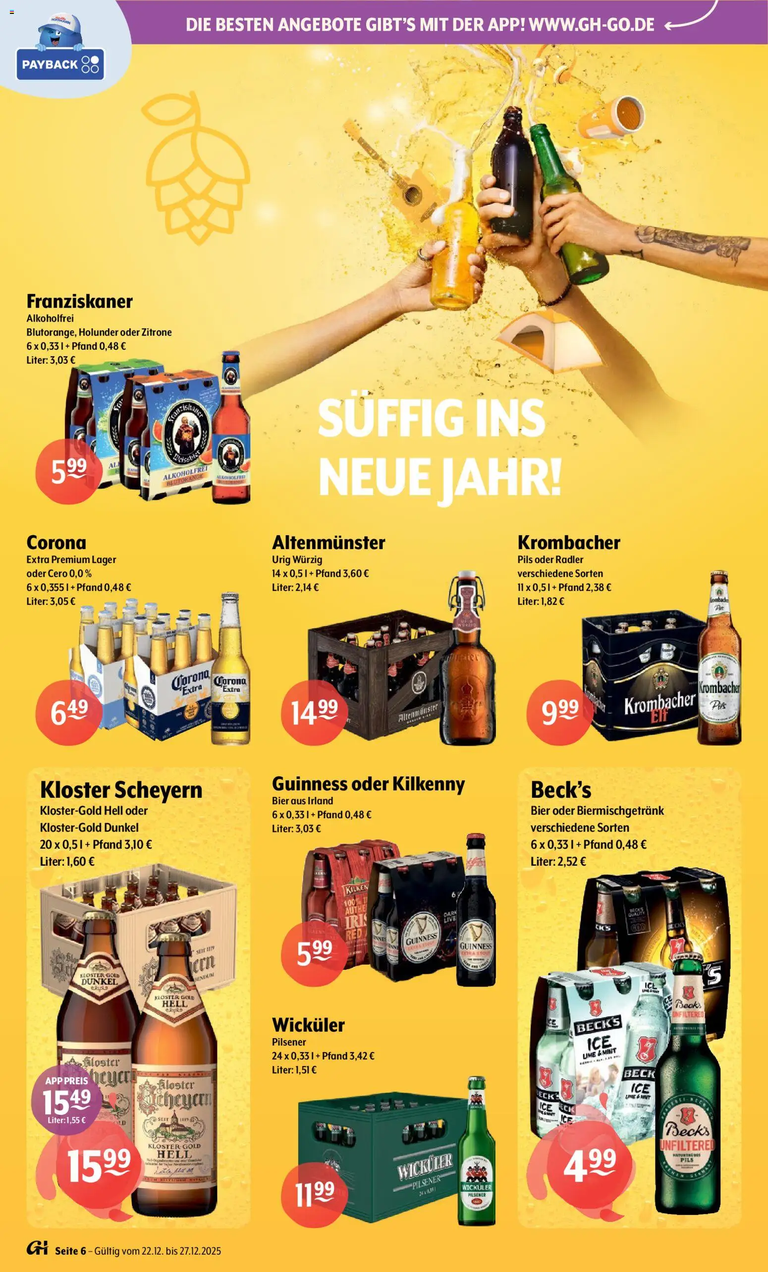 Getränke Hoffmann - Nordrhein - Westfalen – gültig ab 22.12.2025 | Seite: 6