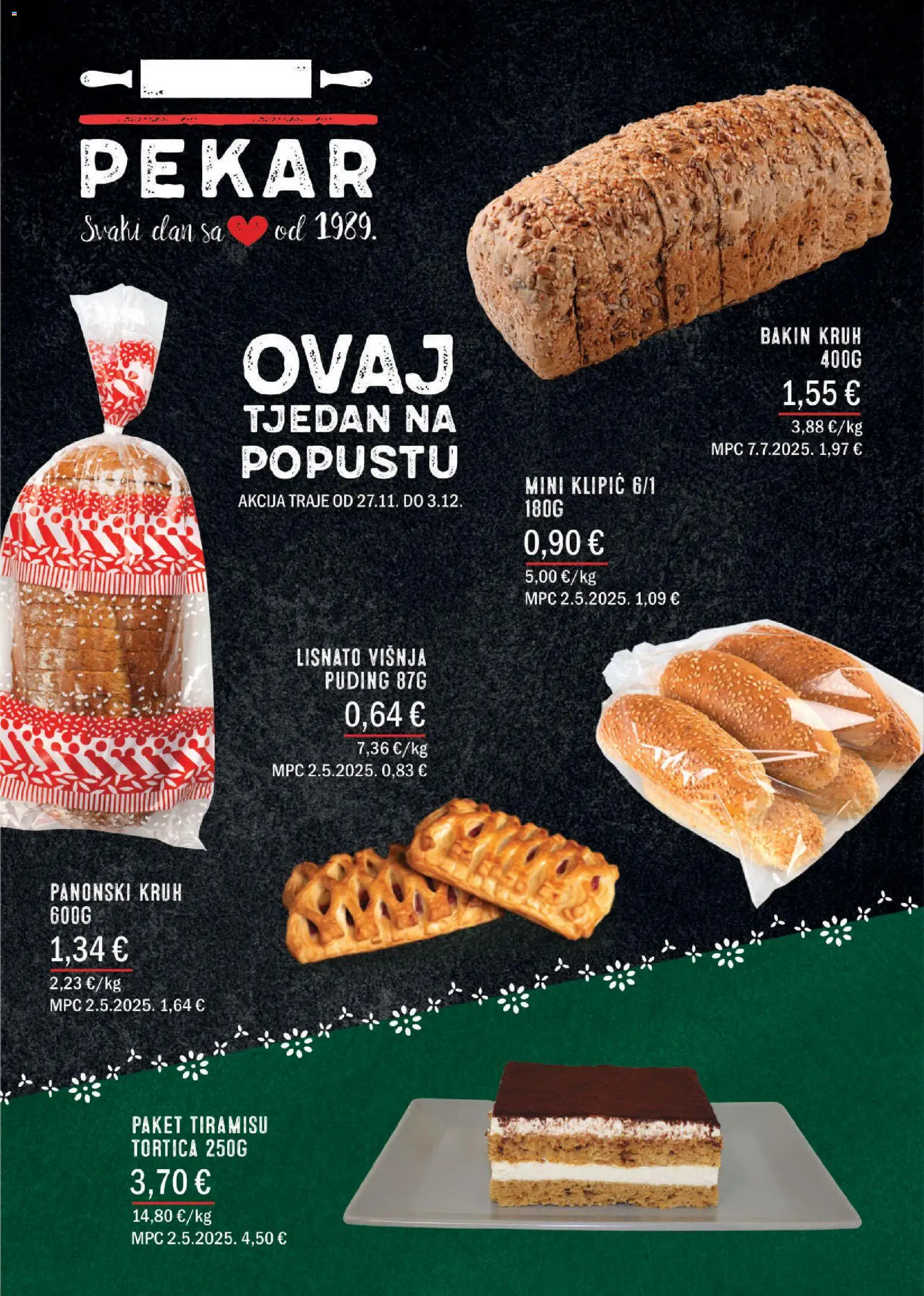 Boso katalog | vrijedi od 27.11.2025 | Stranica: 2 | Proizvodi: Kruh, Puding