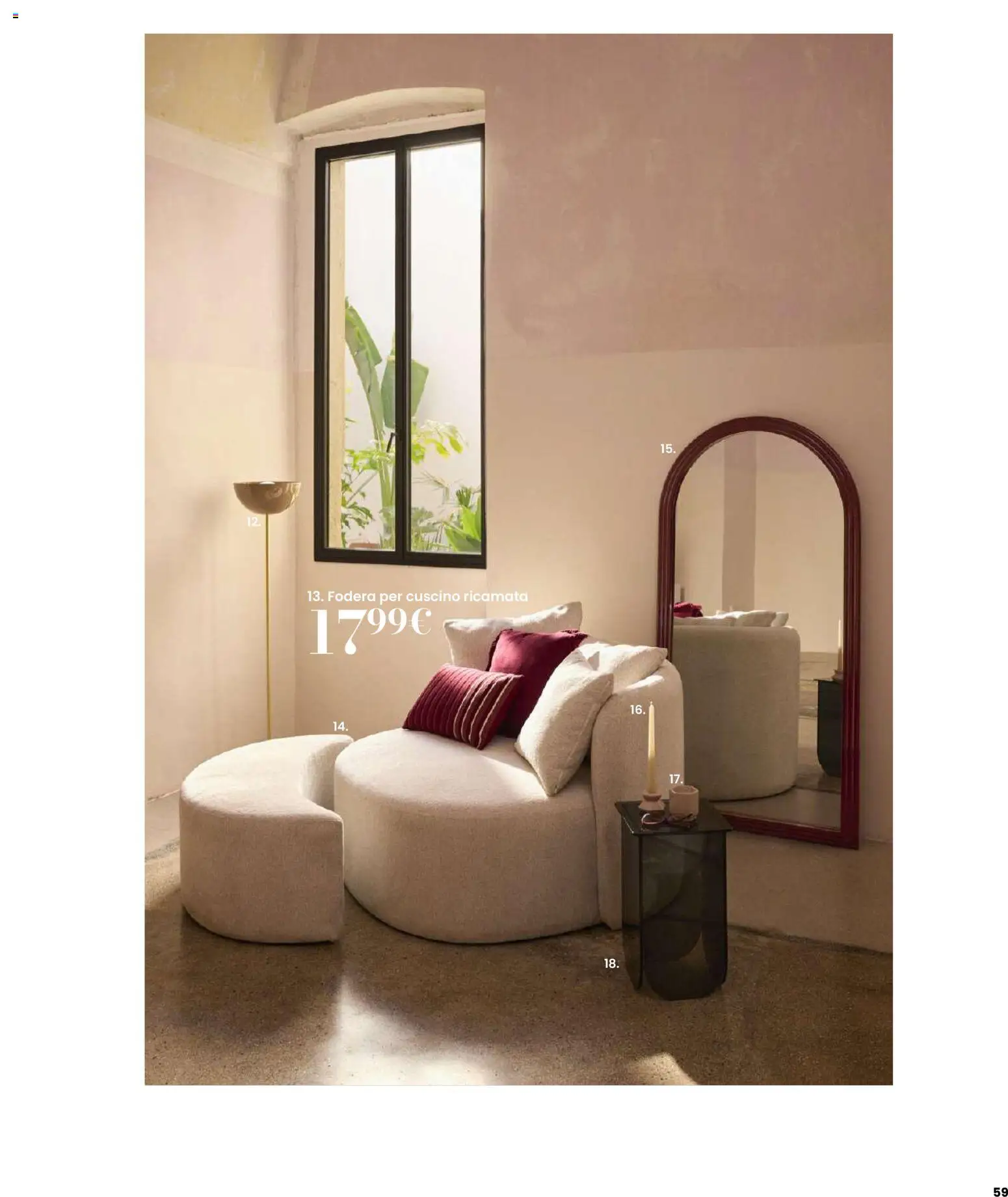 Volantino Maisons du Monde del 12.02.2026 | Pagina: 59 | Prodotti: Cuscino