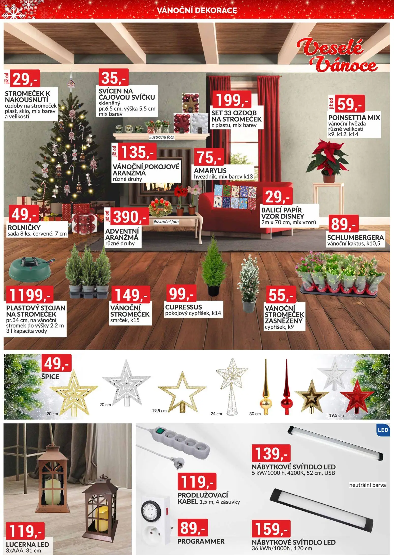 BAUMAX leták - Cheb, Otvice, Plzeň od 01.12.2025 | Strana: 4 | Produkty: USB, Prodlužovací kabel, LED, Rolničky