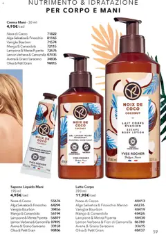 Anteprima del volantino Yves Rocher Catalogo Cura di te valido a partire dal 17.10.2025 | Pagina: 59