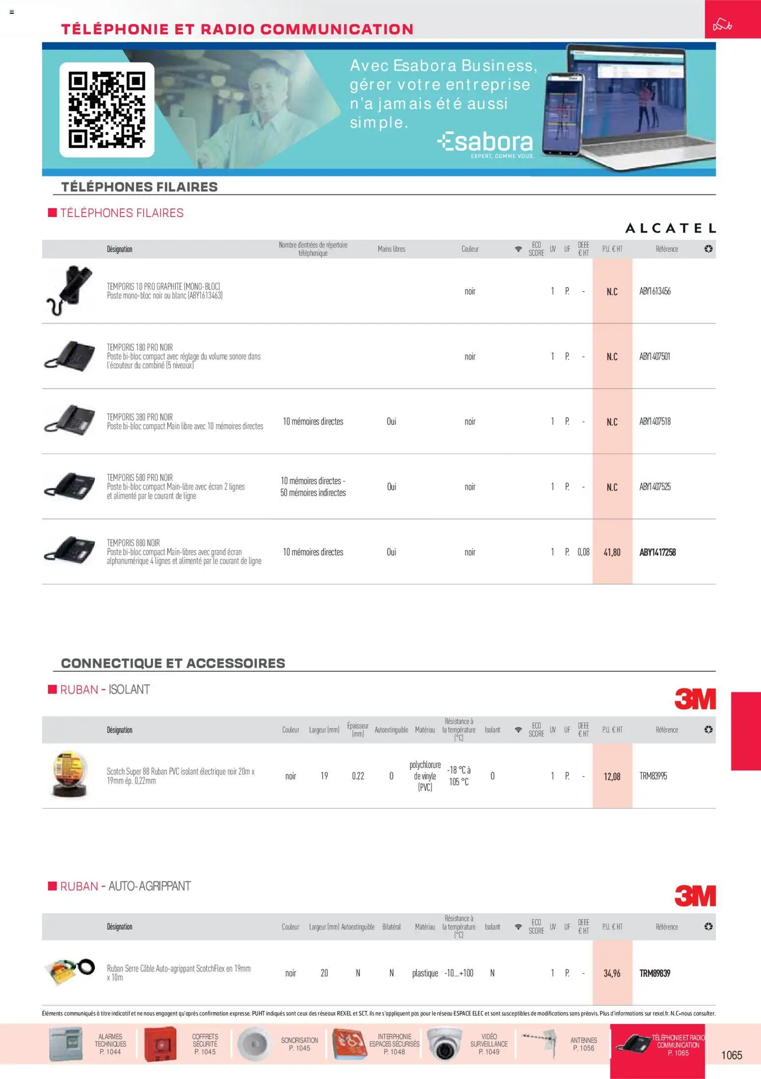 {H1} | Page: 114 | Produits: Vidéo, Radio, Câble, Ruban isolant