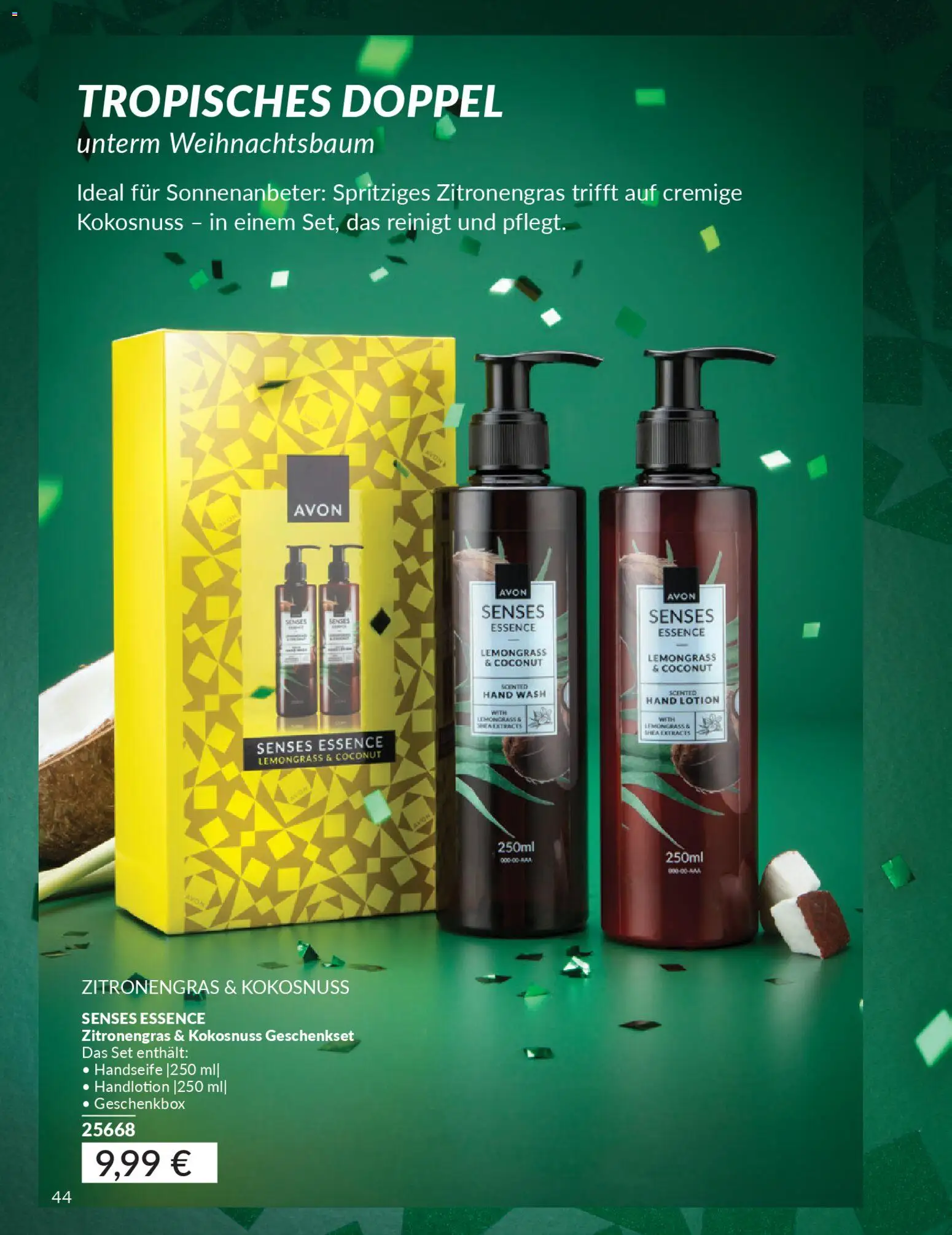 AVON Weihnachtsgeschenkideen – gültig ab 01.11.2025 | Seite: 44 | Produkte: Zitronengras