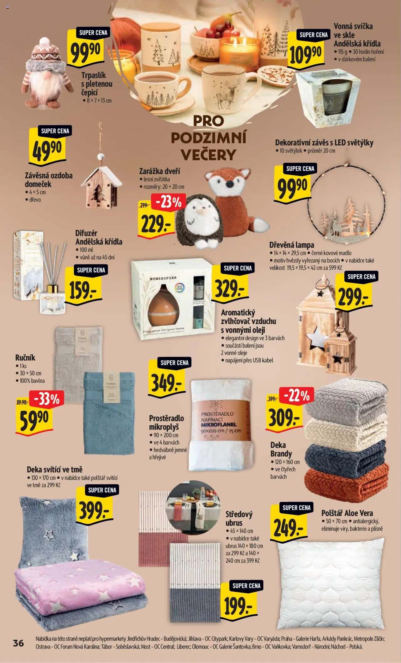 Albert leták - Hypermarket od 15.10.2025 | Strana: 45 | Produkty: Ručník, Madlo, Lampa, LED