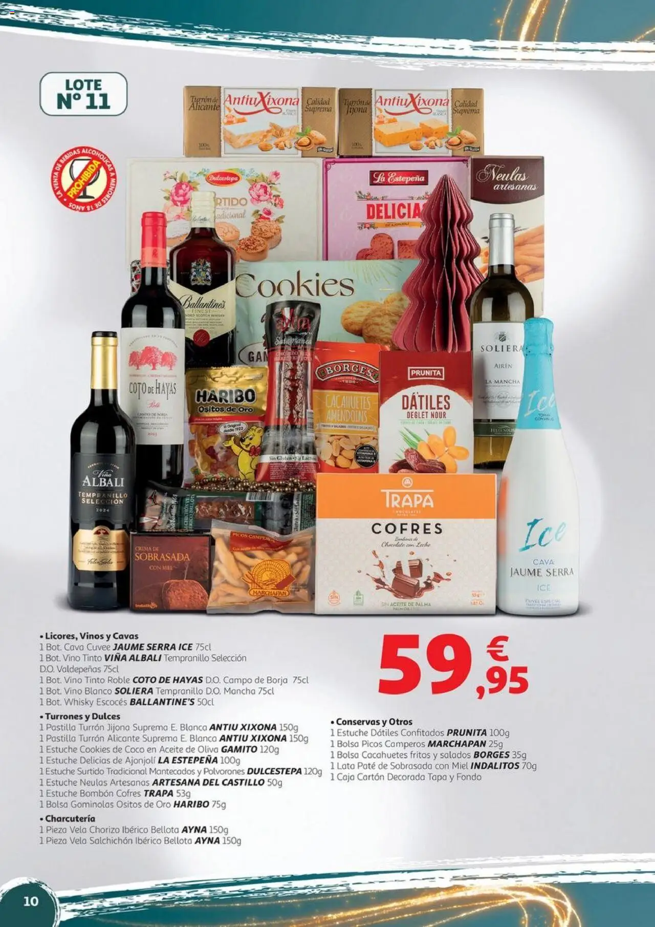 Alcampo - Alicante y Murcia │ válido desde el 06.11.2025 | Página: 10 | Productos: Leche, Paté, Crema, Vela