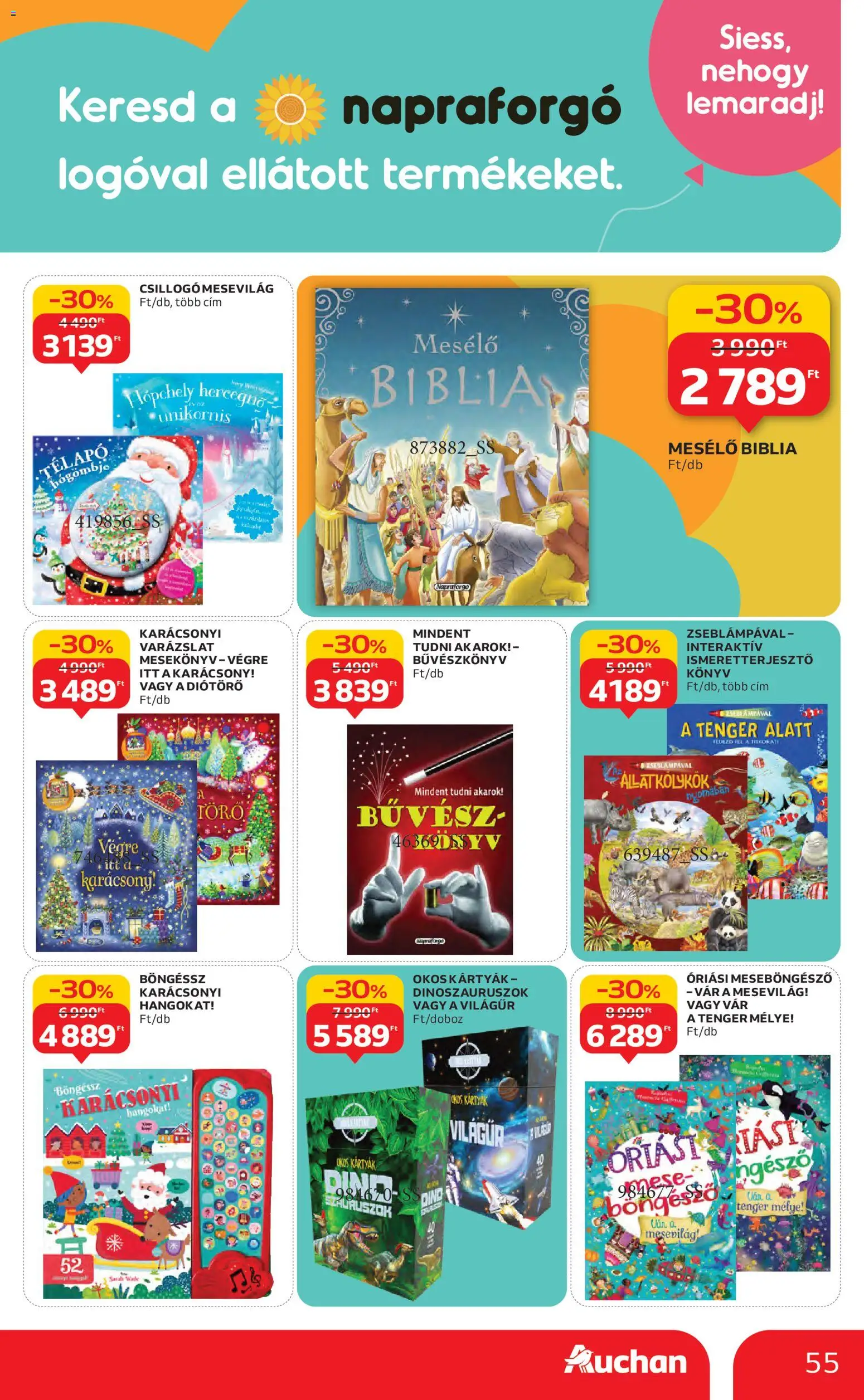 Auchan akciós ujság - amely érvényes a következő dátumtól: 13.11.2025 | Oldal: 55