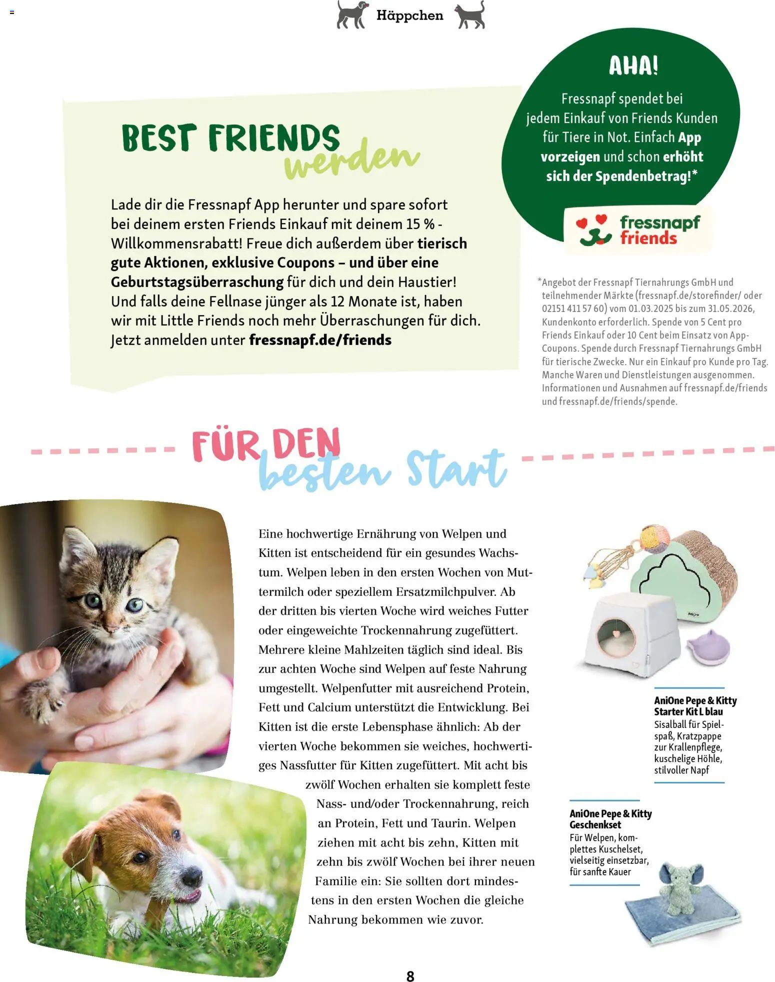 Fressnapf Friends Magazin – gültig ab 02.03.2026 | Seite: 8 | Produkte: Spiel