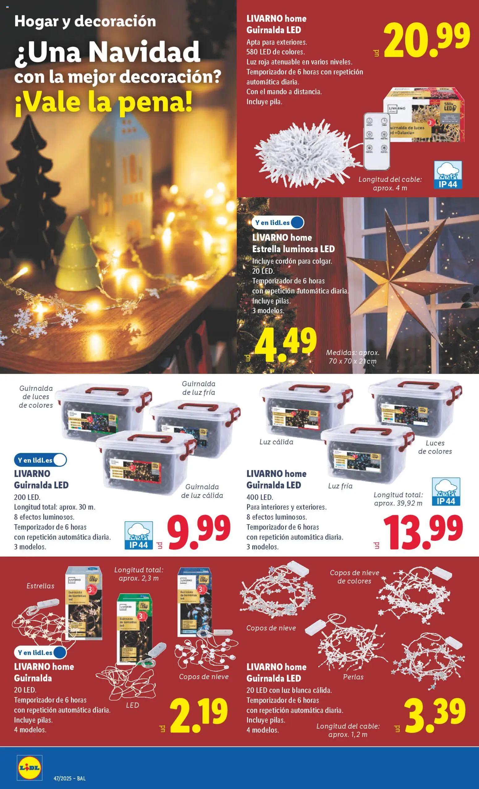 Lidl folleto de bazar │ válido desde el 17.11.2025 | Página: 22 | Productos: Copos, Cable
