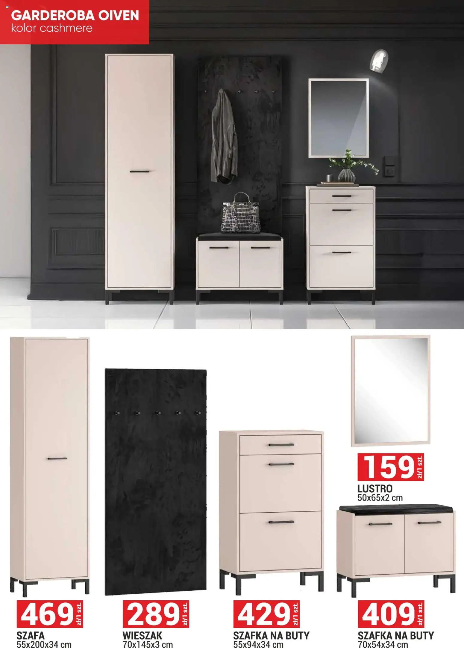Merkury Market Gazetka - Meble, Wypoczynki, Materace od 02.01.2026 | Strona: 35 | Produkty: Buty, Szafa, Lustro, Wieszak