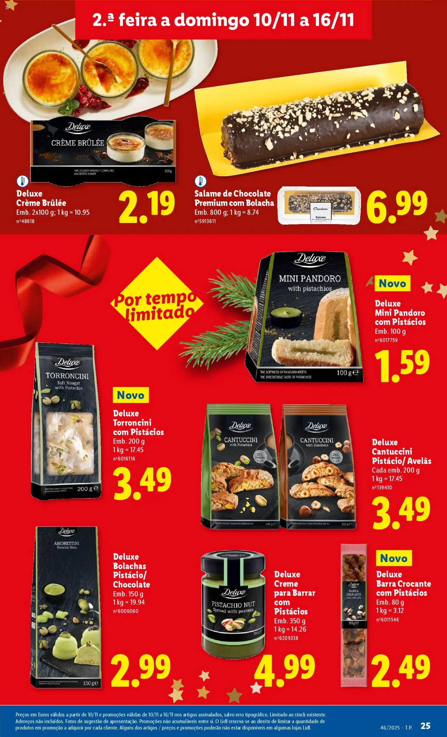 Lidl folheto │ válido de 10.11.2025 | Página: 25 | Produtos: Avelãs, Chocolate, Salame, Creme