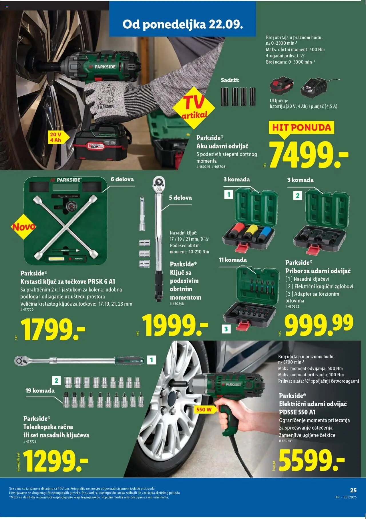 Lidl katalog - važi od 18.09.2025 | Strana: 25 | Proizvode: Parkside, Adapter