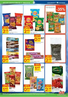 ČIA MARKET leidinys galioja nuo 17.03.2026 | Puslapis: 15 | Prekių: Paprika, Saldainiai, Traškučiai, Saulėgrąžos