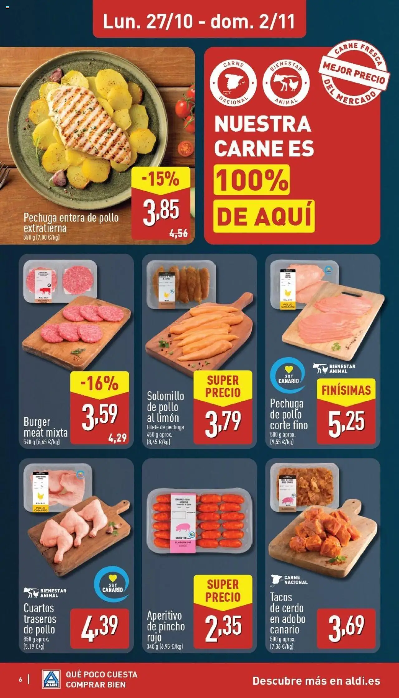 Aldi folleto Canarias │ válido desde el 27.10.2025 | Página: 6