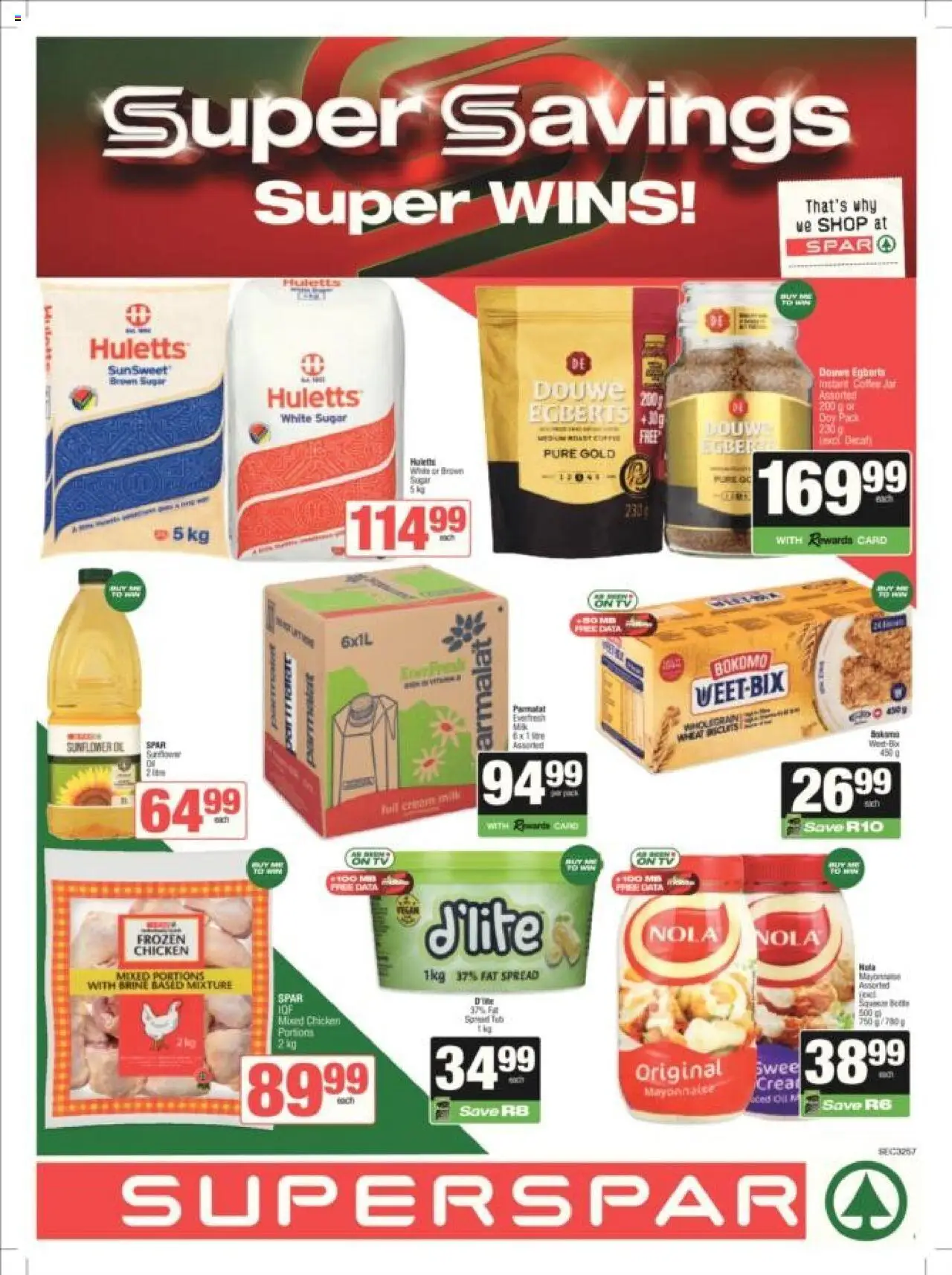 New Superspar catalogue – valid from 08.09.2025 | Page: 1 | Products: Data, TV, Milk, Cream