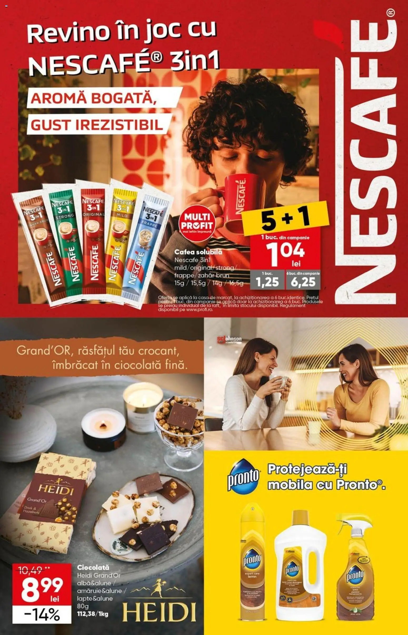 Noul catalog Profi – valabil de la 12.11.2025 | Pagină: 15 | Produse: Joc, Lapte, Cafea, Ciocolată