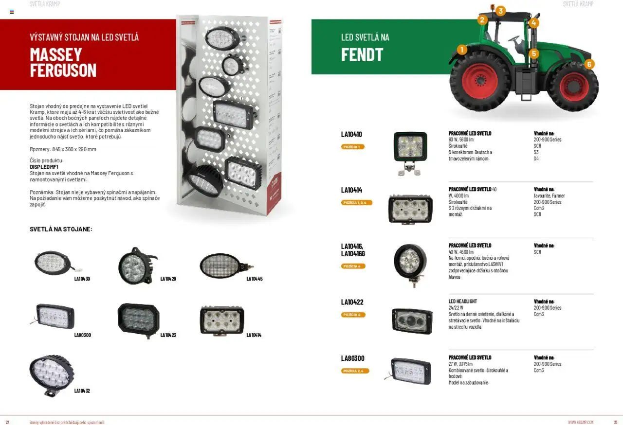 Nové Kramp akcie – leták je platný od 12.08.2025 | Strana: 12 | Produkty: Led svetlá, Svetlo, Svetlá