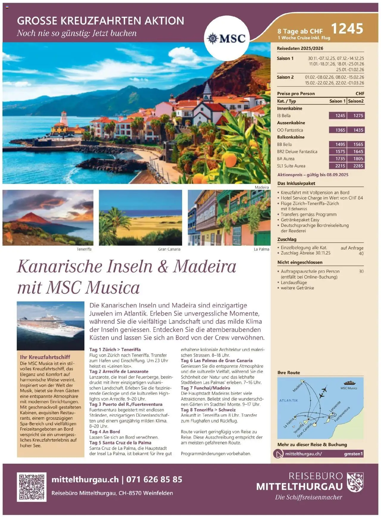 Migros - Magazin ab 25.08.2025 | Seite: 14 | Produkte: Uhr