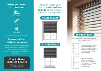 Gelmar How to Measure for Blinds │ valid from 01.05.2025 | Page: 2 | Products: Pencil, Frame, Tape