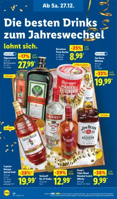 Lidl - Prospekt ab 22.12.2025 gültig | Seite: 46 | Produkte: Whisky, Smirnoff, Vodka, Whiskey