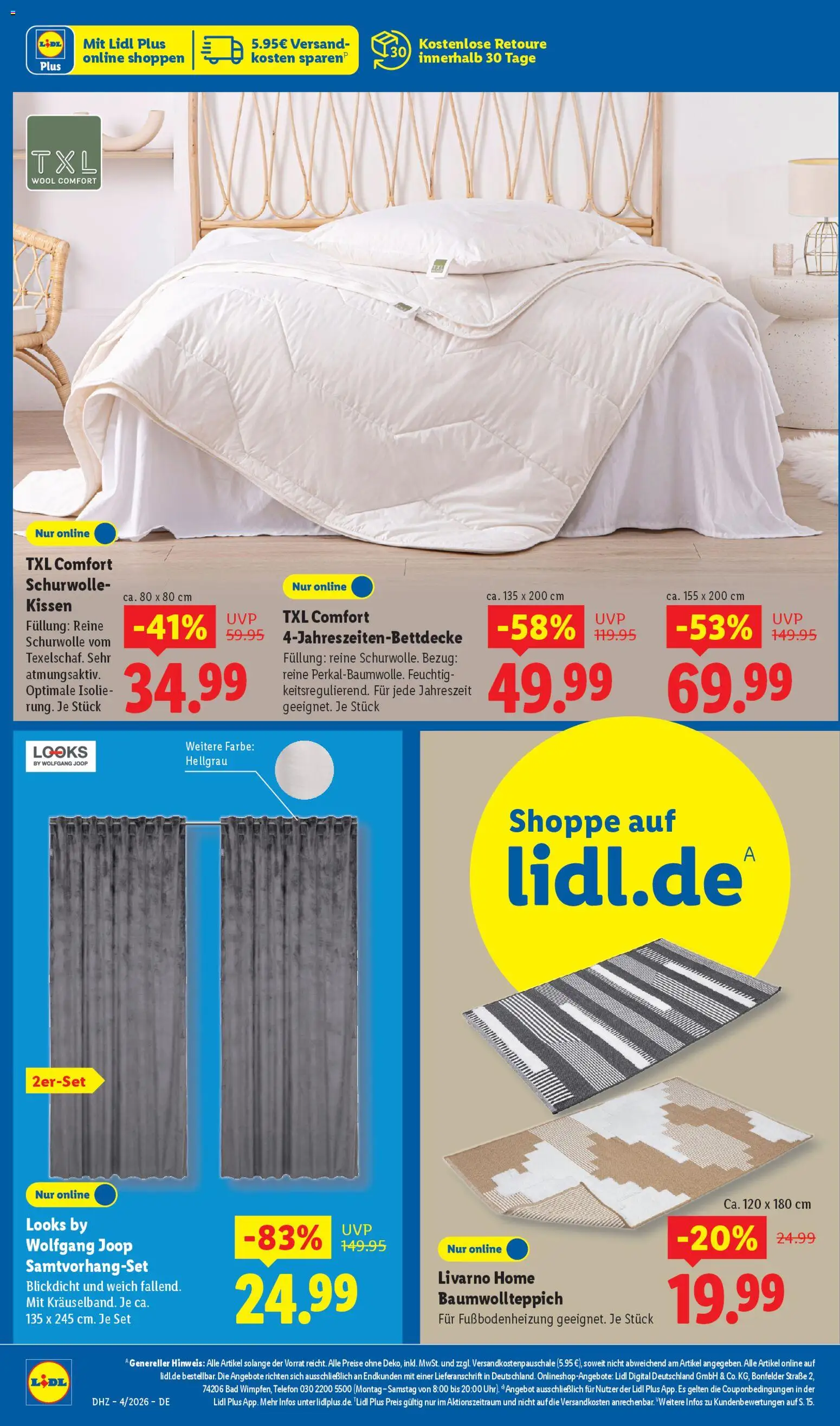 Lidl - Prospekt – gültig ab 19.01.2026 | Seite: 28 | Produkte: Kissen, Bad, Telefon