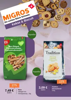 Migros Prospekt 	 ab 14.04.2026 gültig | Seite: 5 | Produkte: Zitrone, Kekse