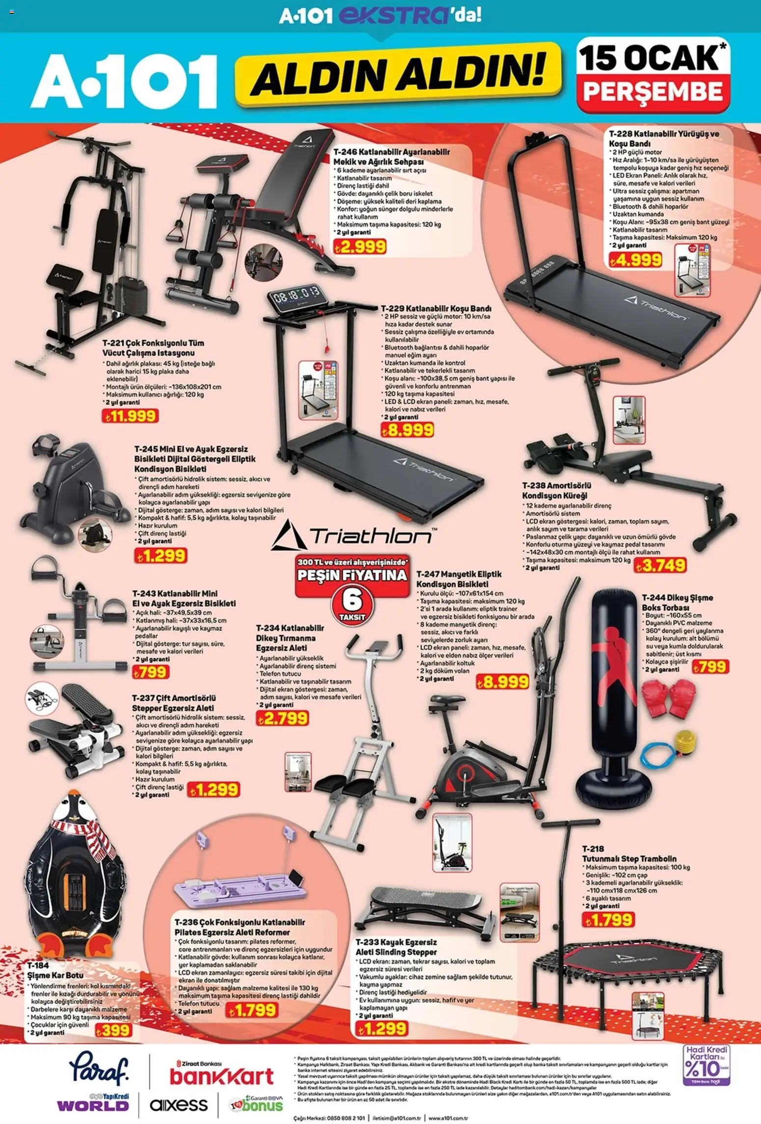 A101 Katalog Aldın Aldın - 15.01.2026 tarihinden itibaren geçerlidir | Sayfa: 21 | Ürünler: Iskelet, Hoparlör, Bant, Ağırlık