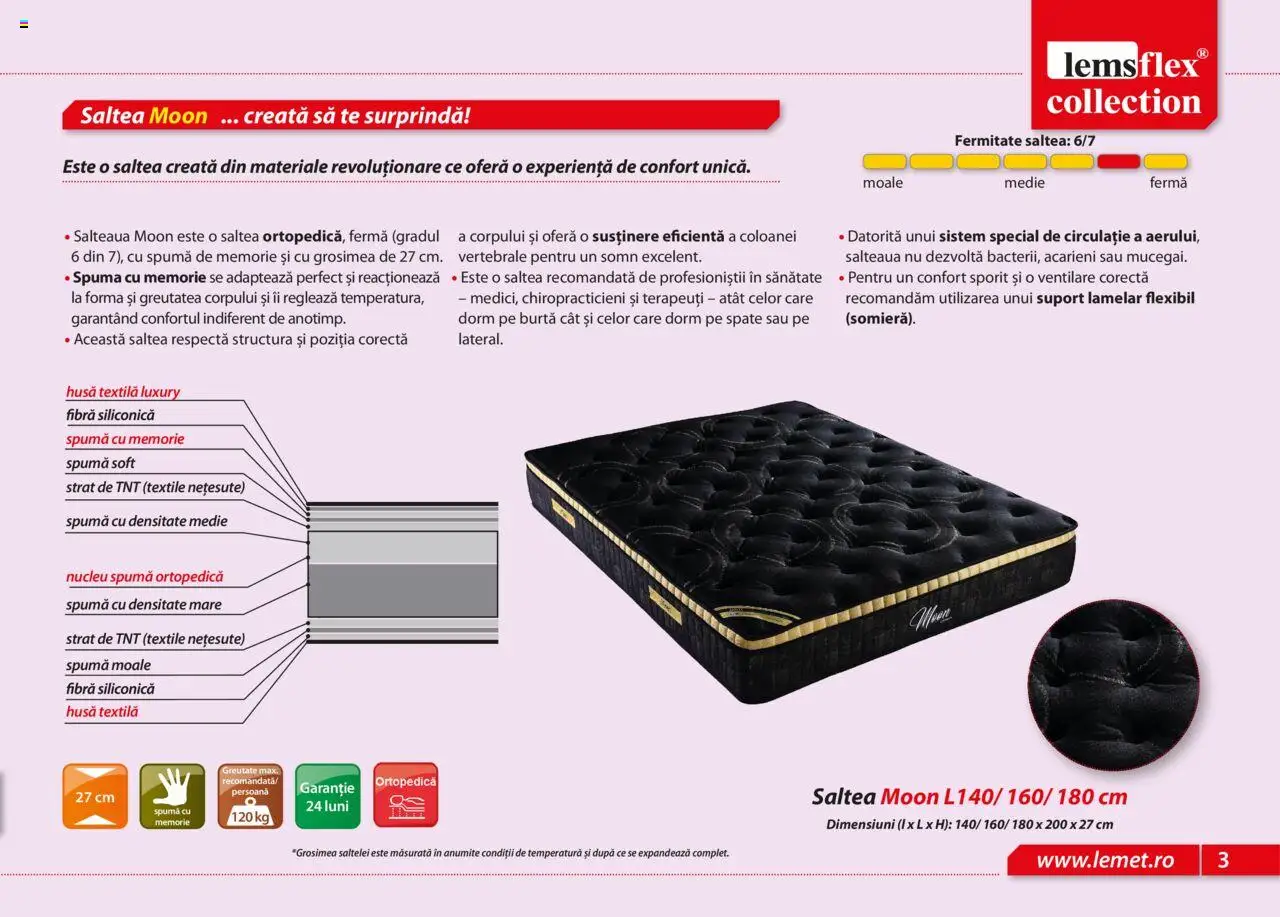 Noul catalog Lem’s – valabil de la 17.11.2023 | Pagină: 3 | Produse: Memorie, Saltea
