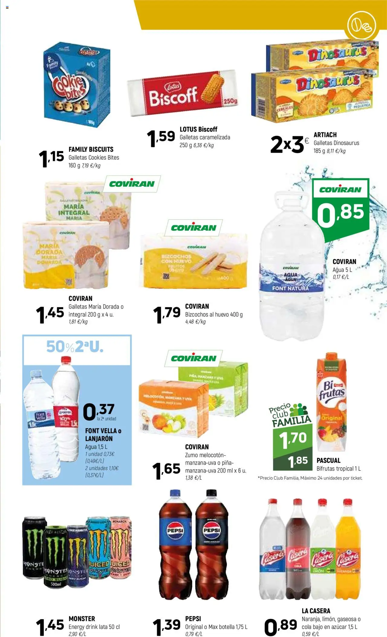 Coviran ofertas │ válido desde el 21.10.2025 | Página: 11 | Productos: Piña, Cereales, Galletas, Gaseosa