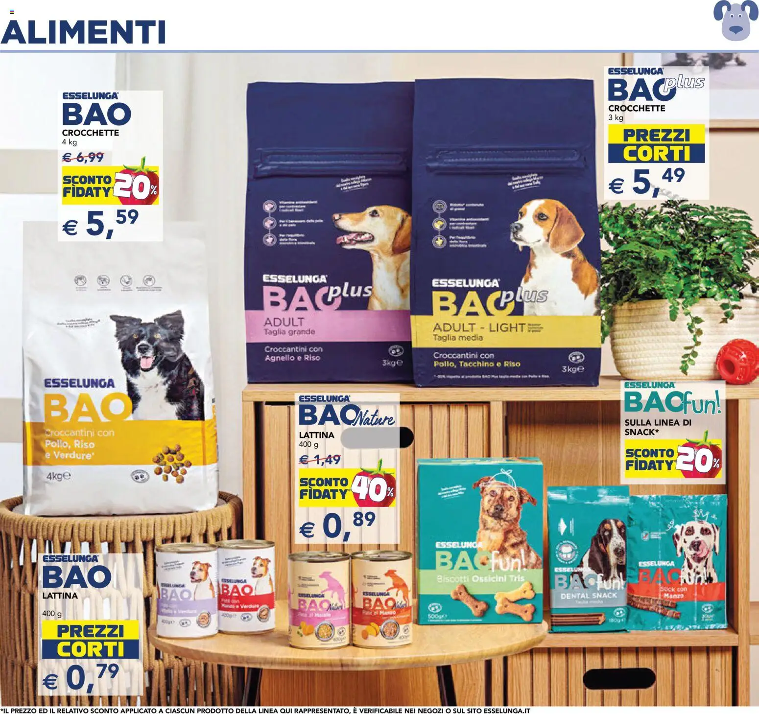 Volantino Esselunga S del 08.04.2026 | Pagina: 8 | Prodotti: Riso, Biscotti, Tacchino, Crocchette