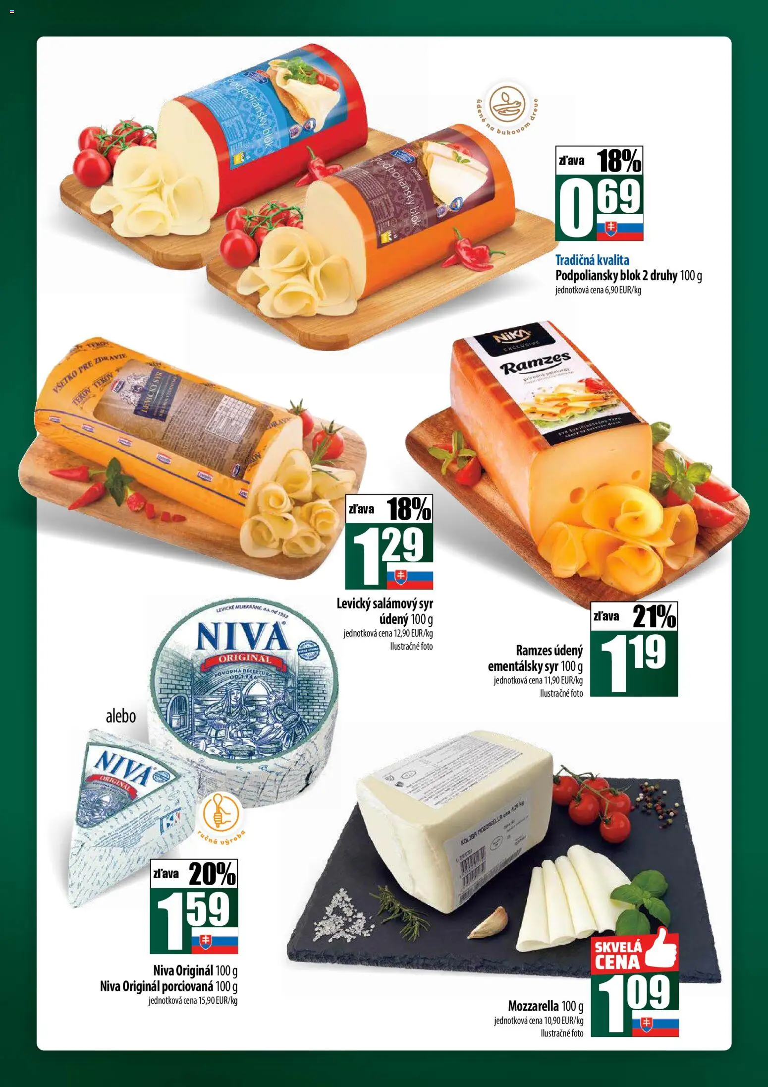 Nové COOP Jednota akcie – leták je platný od 27.11.2025 | Strana: 18 | Produkty: Syr, Mozzarella