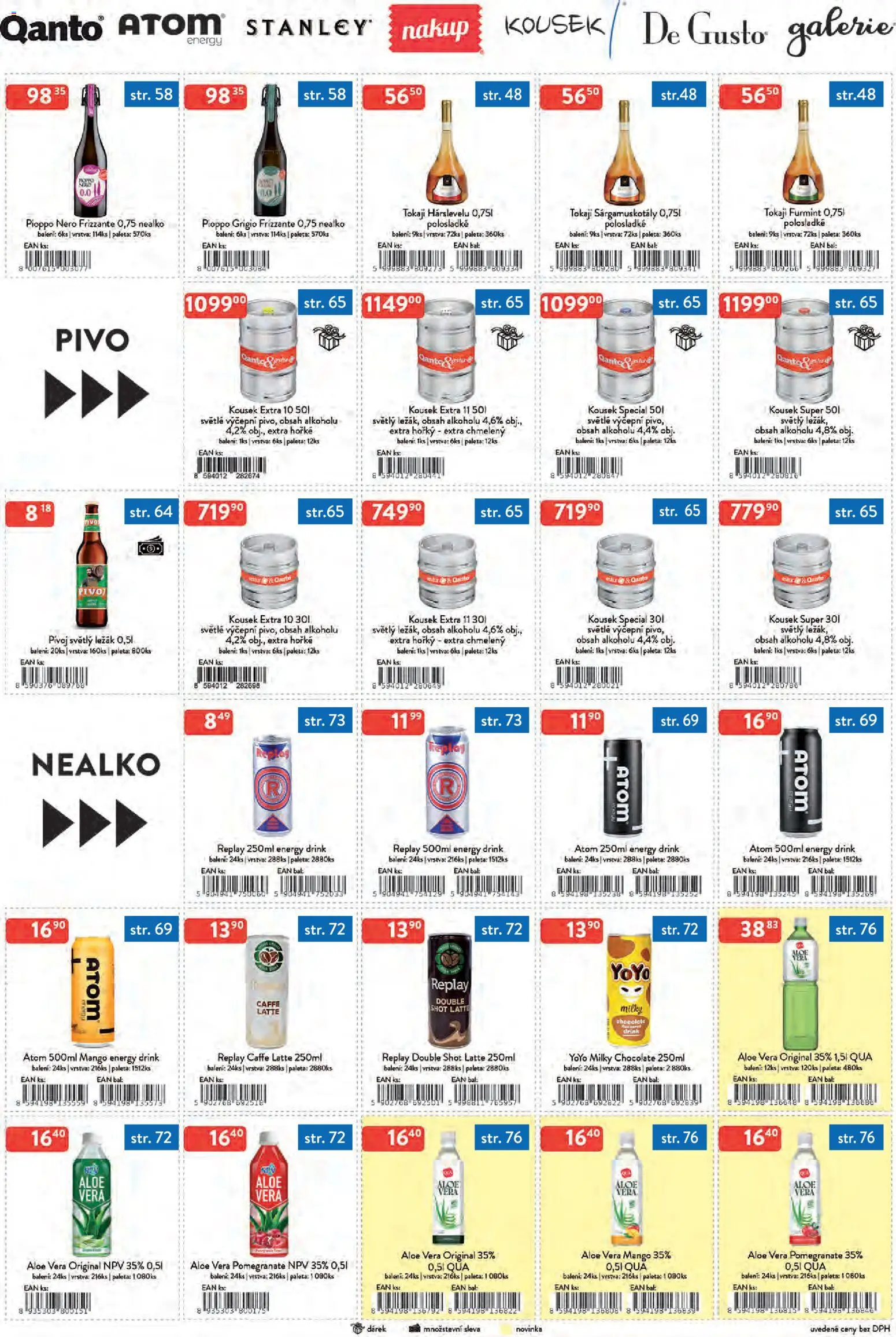 Astur & Qanto leták - Velkoobchod 12/2025 od 01.12.2025 | Strana: 6 | Produkty: Mango, Frizzante, Tokaji, Energy drink