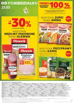 Pogląd oferty "Kaufland gazetka" - ważna od 19.03.2026 | Strona: 61 | Produkty: Wędliny, Przyprawy