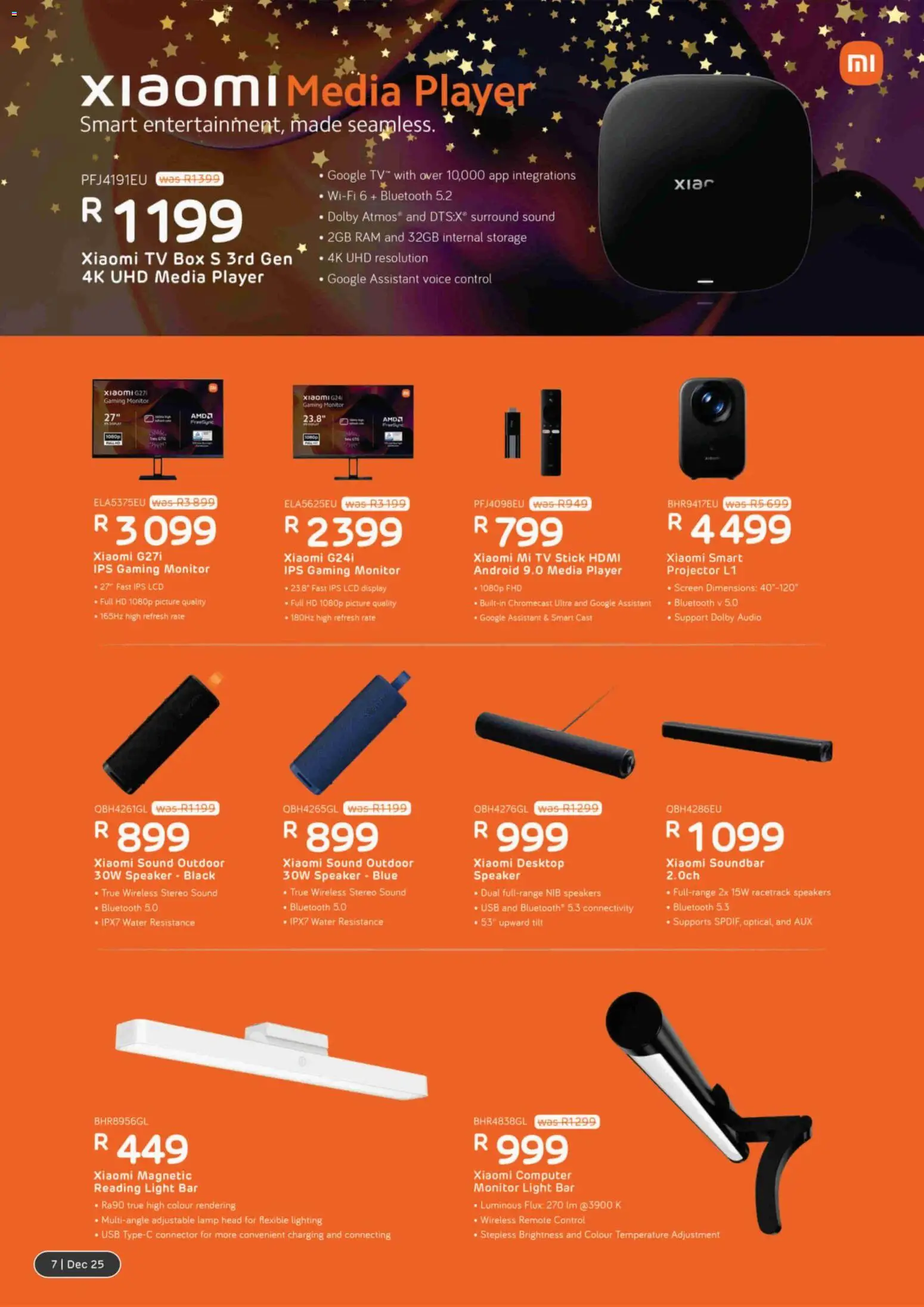 New Computer Mania catalogue – valid from 01.12.2025 | Page: 8 | Products: Computer, TV, Remote, Water