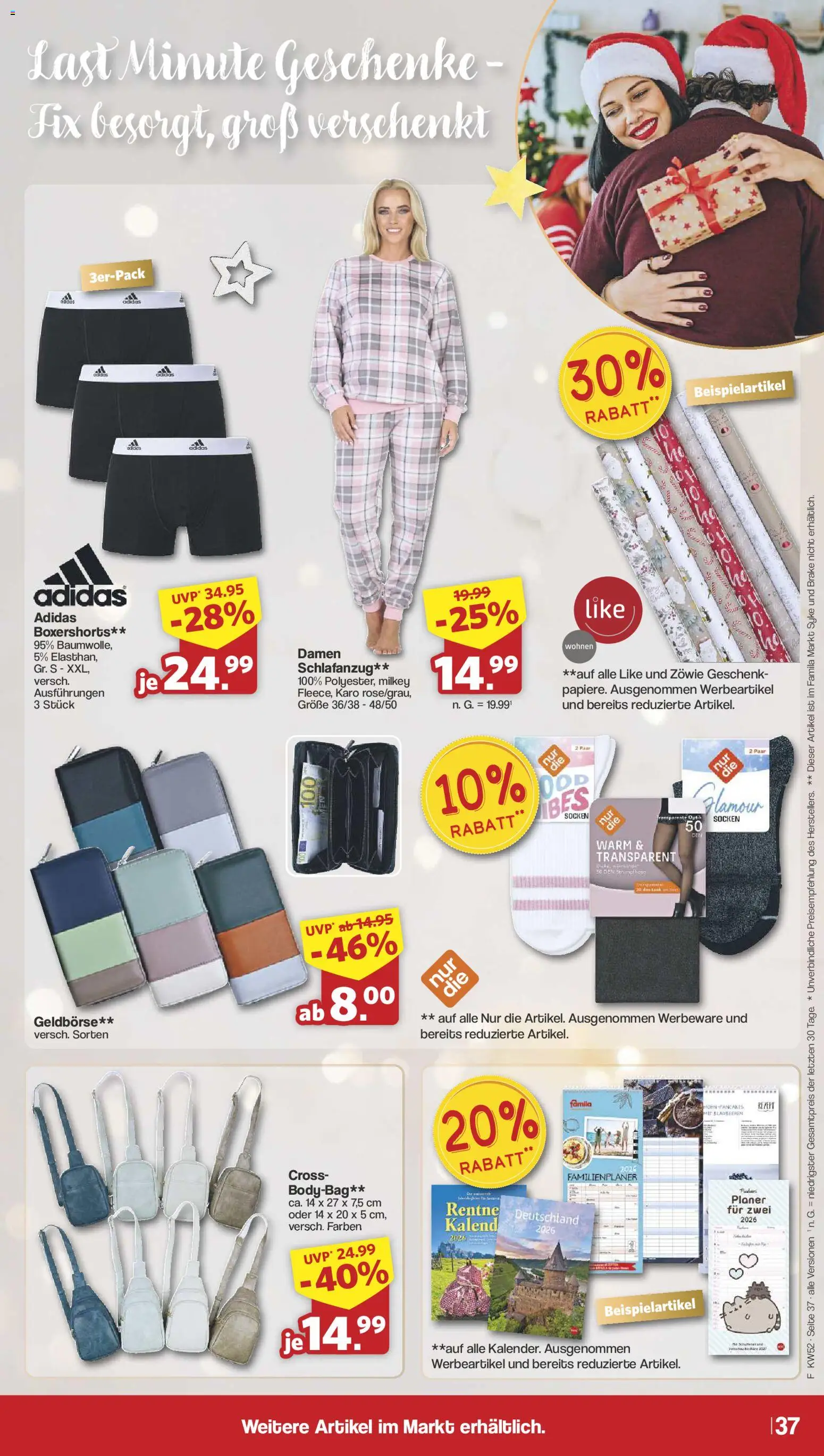 Famila Nordwest Prospekt 	 – gültig ab 22.12.2025 | Seite: 37 | Produkte: Socken, Blaubeeren