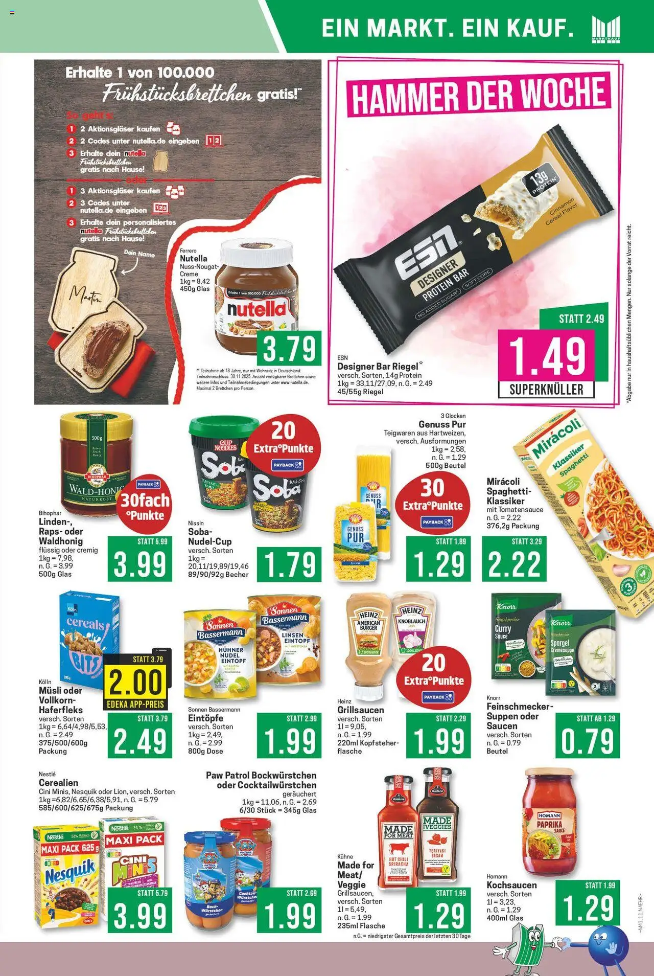 Marktkauf Prospekt 	 – gültig ab 06.10.2025 | Seite: 11 | Produkte: Nesquik, Spargel, Gemüse, Knoblauch