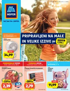 Hofer katalog - pregled letaka veljavnega od 28.08.2025