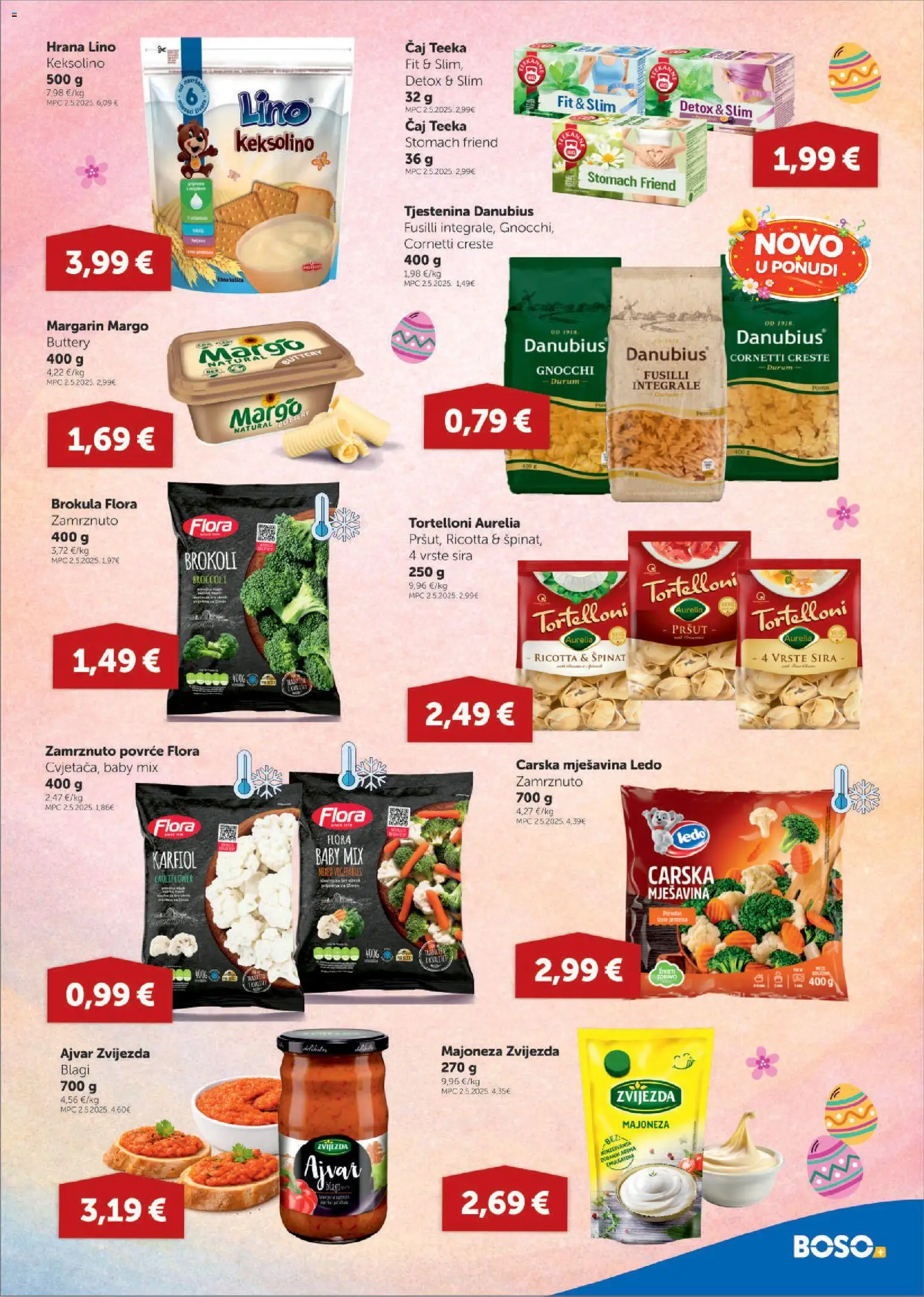 Boso katalog | vrijedi od 02.04.2026 | Stranica: 7 | Proizvodi: Čaj, Tjestenina, Majoneza, Karfiol