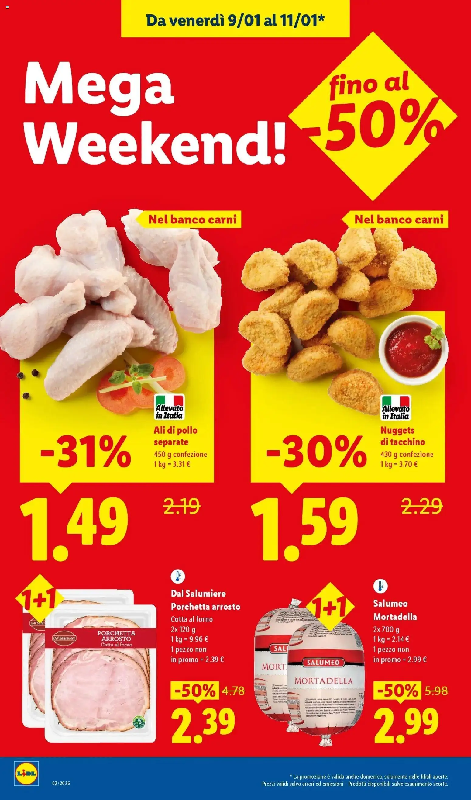 Volantino Lidl del 05.01.2026 | Pagina: 48 | Prodotti: Porchetta, Pollo, Tacchino, Forno