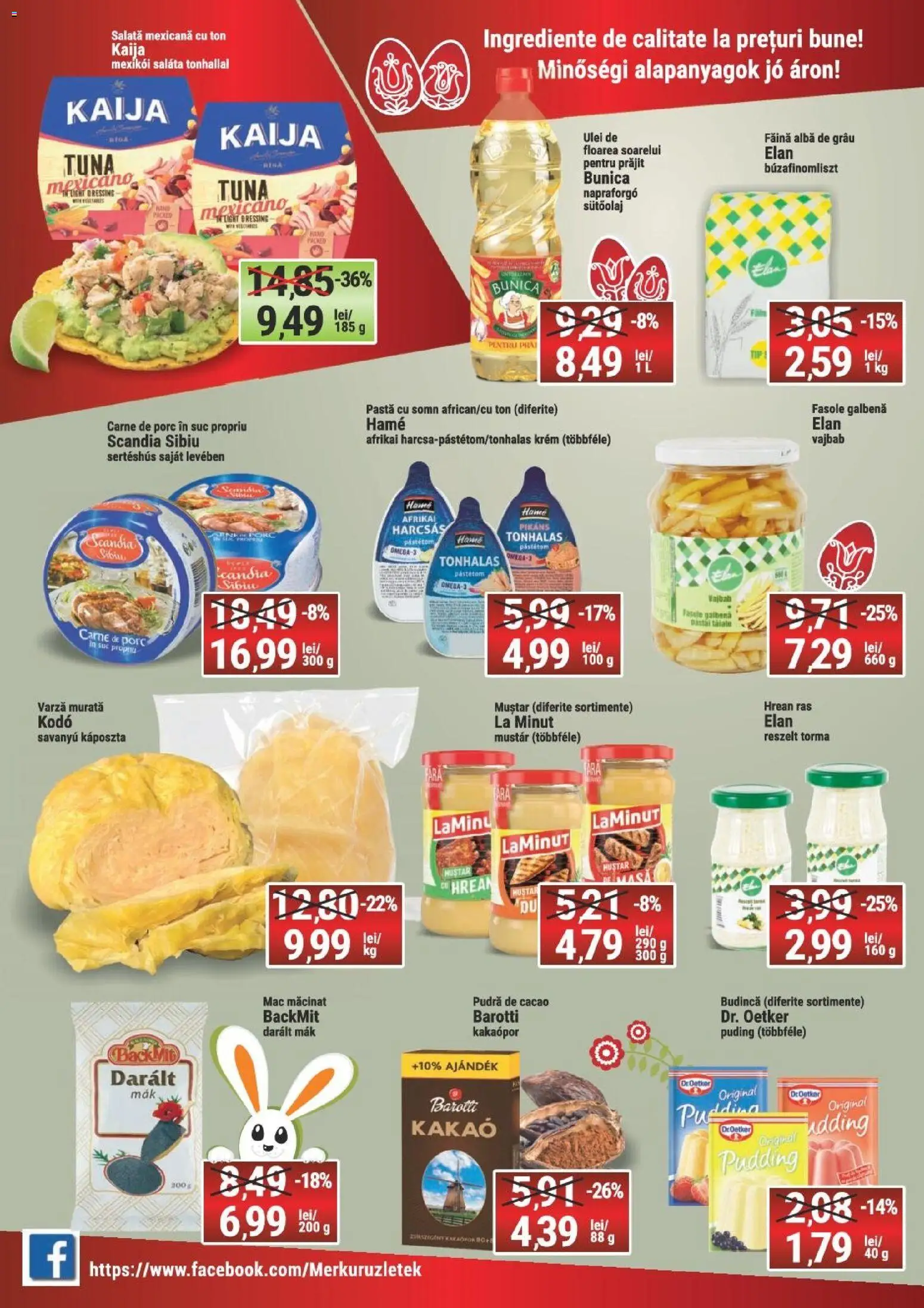 Noul catalog Merkur – valabil de la 26.03.2026 | Pagină: 4 | Produse: Varză, Ulei, Făină, Muștar