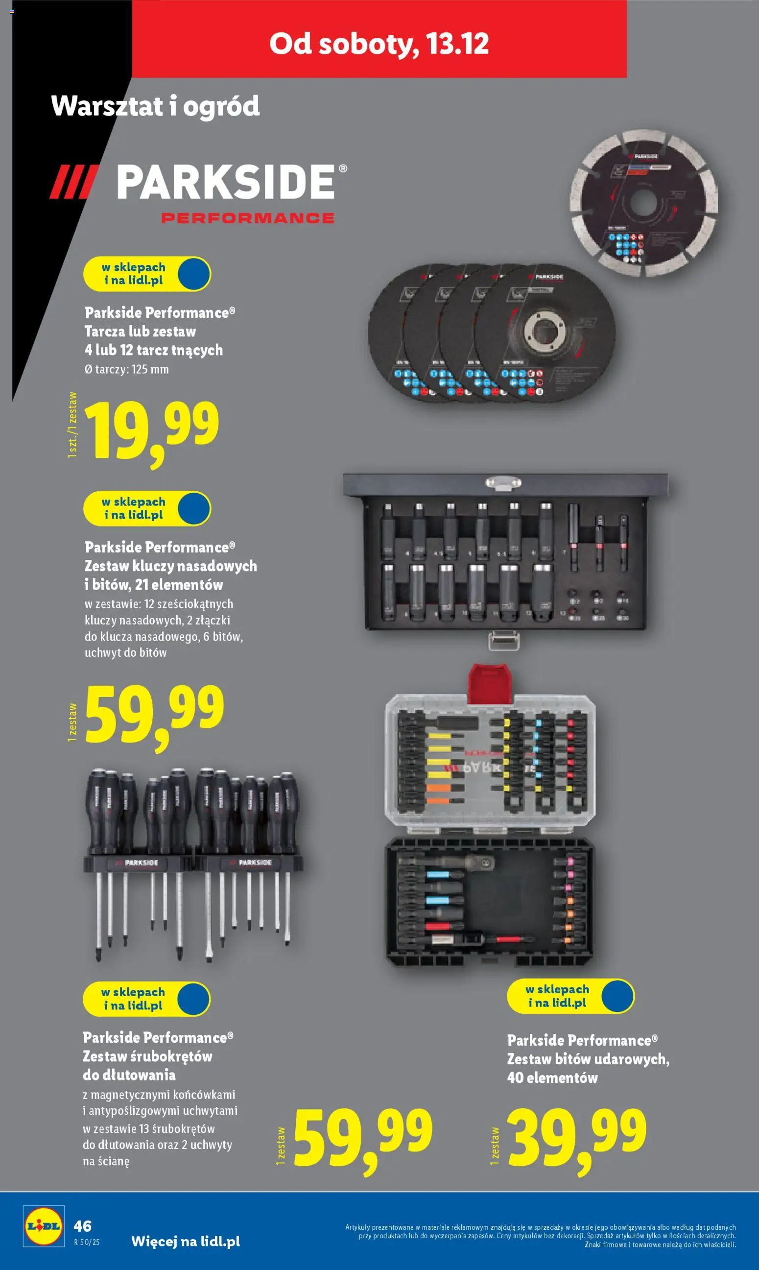 Lidl Katalog od 08.12.2025 | Strona: 54 | Produkty: Zestaw śrubokrętów, Zestaw kluczy nasadowych