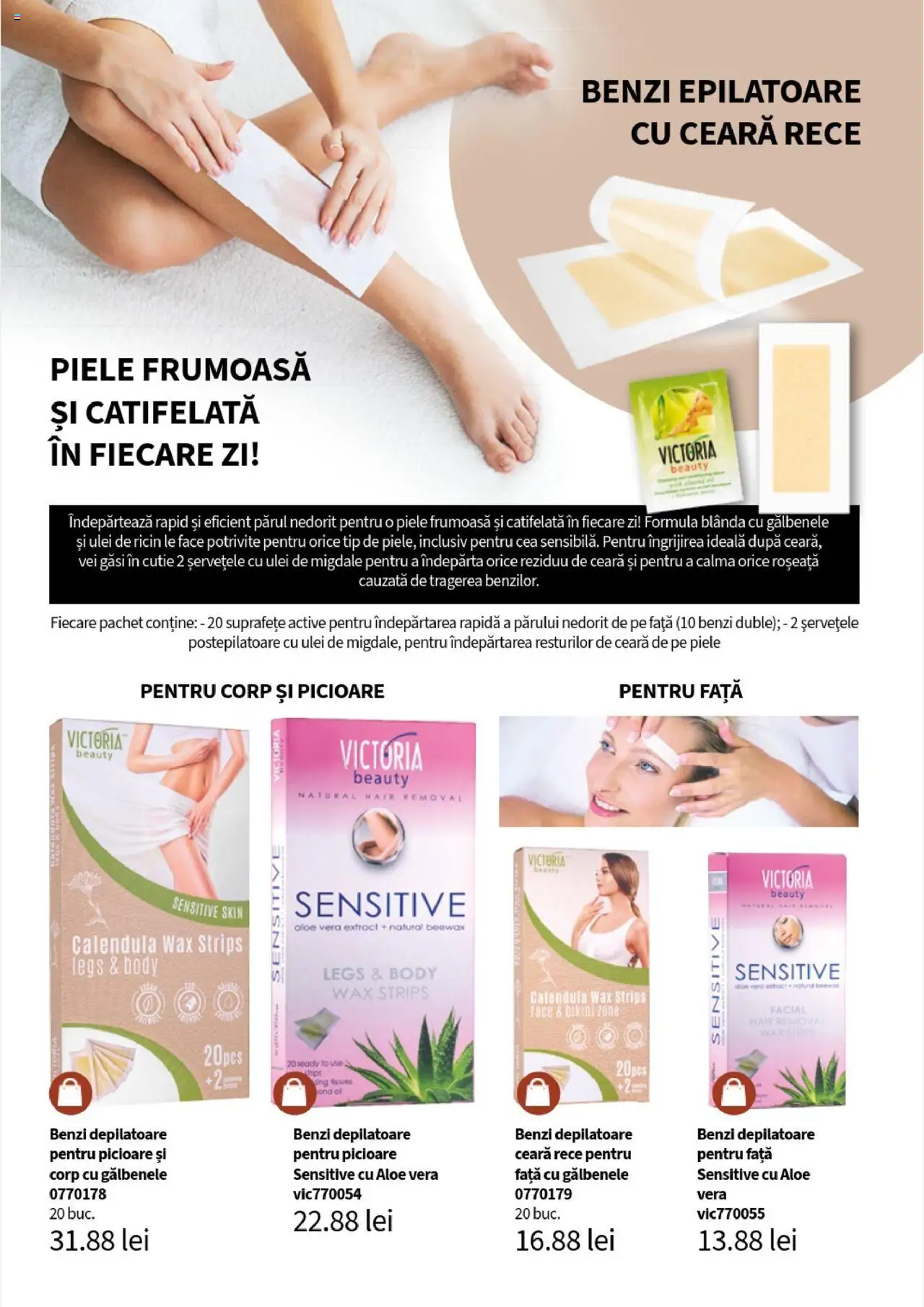 Noul catalog Lady’s – valabil de la 01.08.2025 | Pagină: 114 | Produse: Aloe vera, Cutie, Ulei, Benzi depilatoare