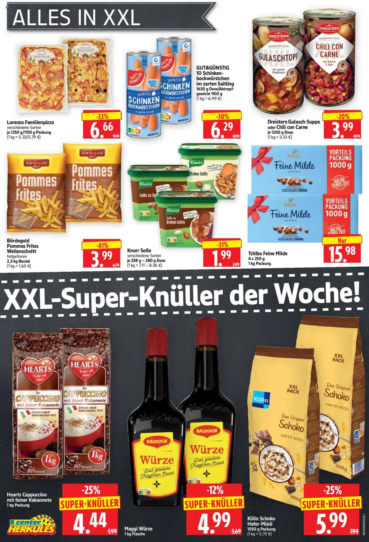 HERKULES Prospekt 	 – gültig ab 06.10.2025 | Seite: 10 | Produkte: Maggi, Pommes, Knorr, Chili