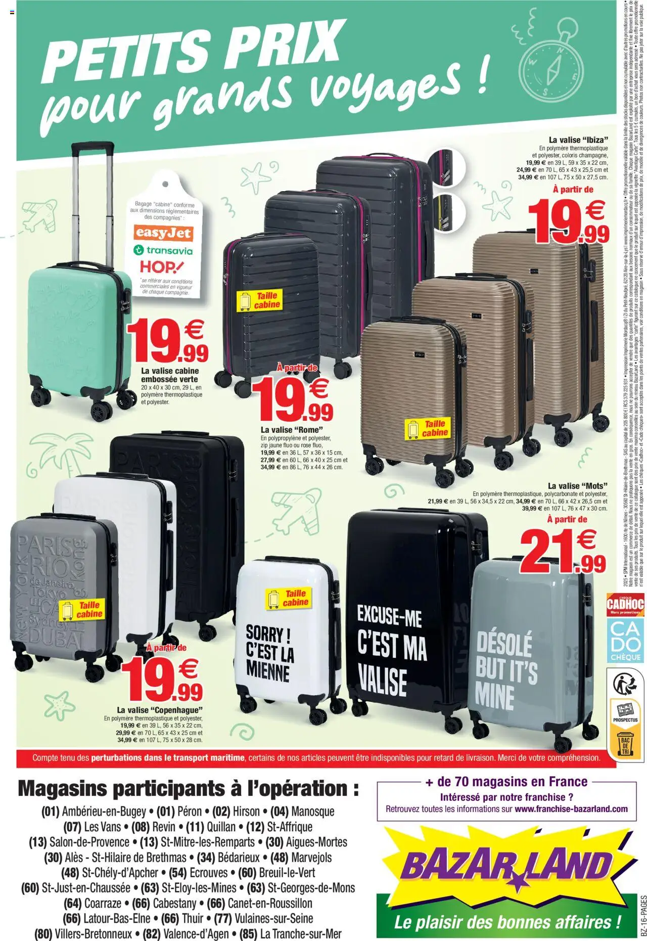  | Page: 16 | Produits: Valise cabine, Bagage, Valise