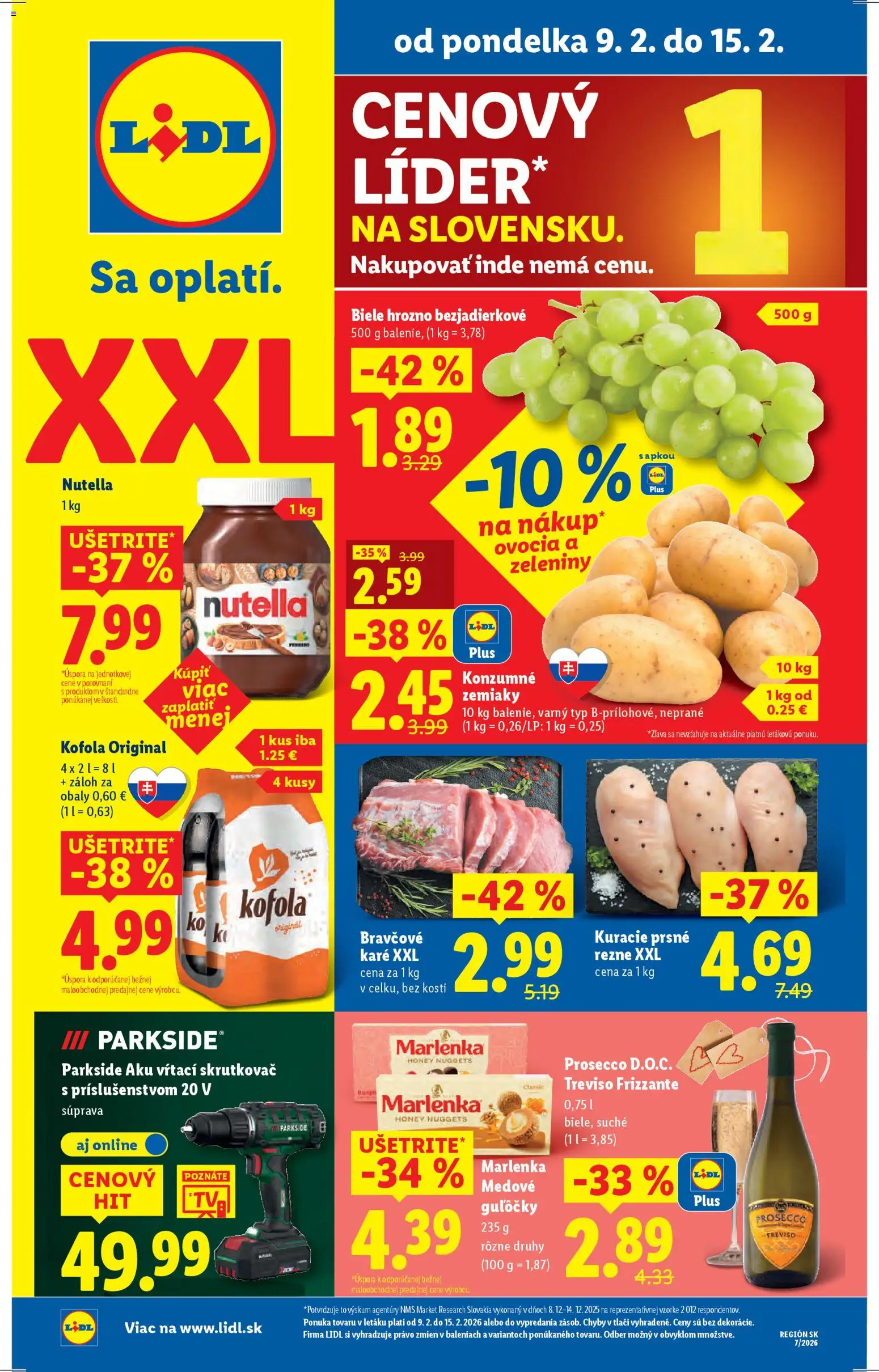 Nové Lidl akcie – leták je platný od 12.02.2026 | Strana: 59 | Produkty: Skrutkovač, Aku, Parkside, Parkside aku
