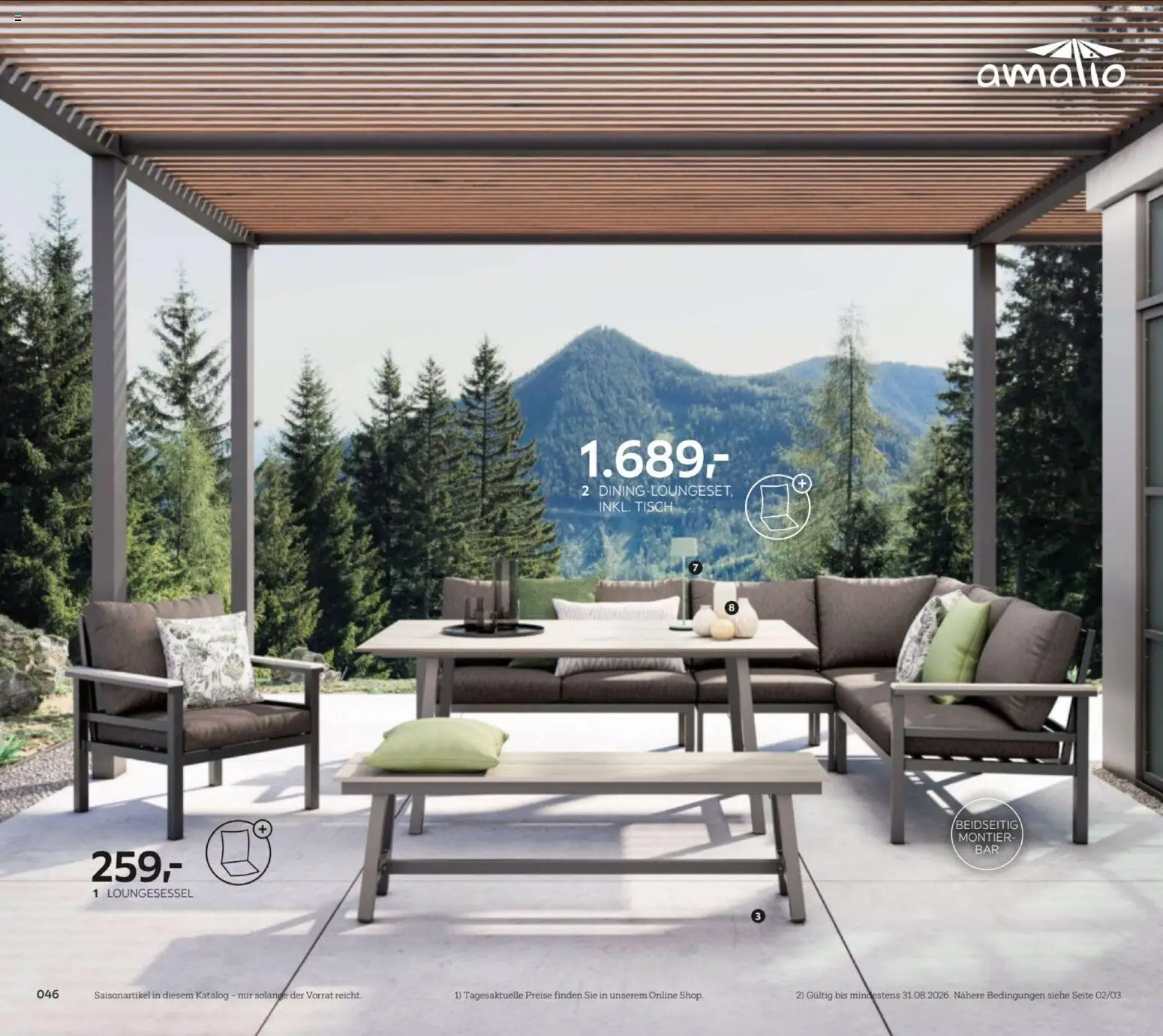 XXXL Lutz My Home Garten – gültig ab 23.02.2026 | Seite: 46 | Produkte: Tisch