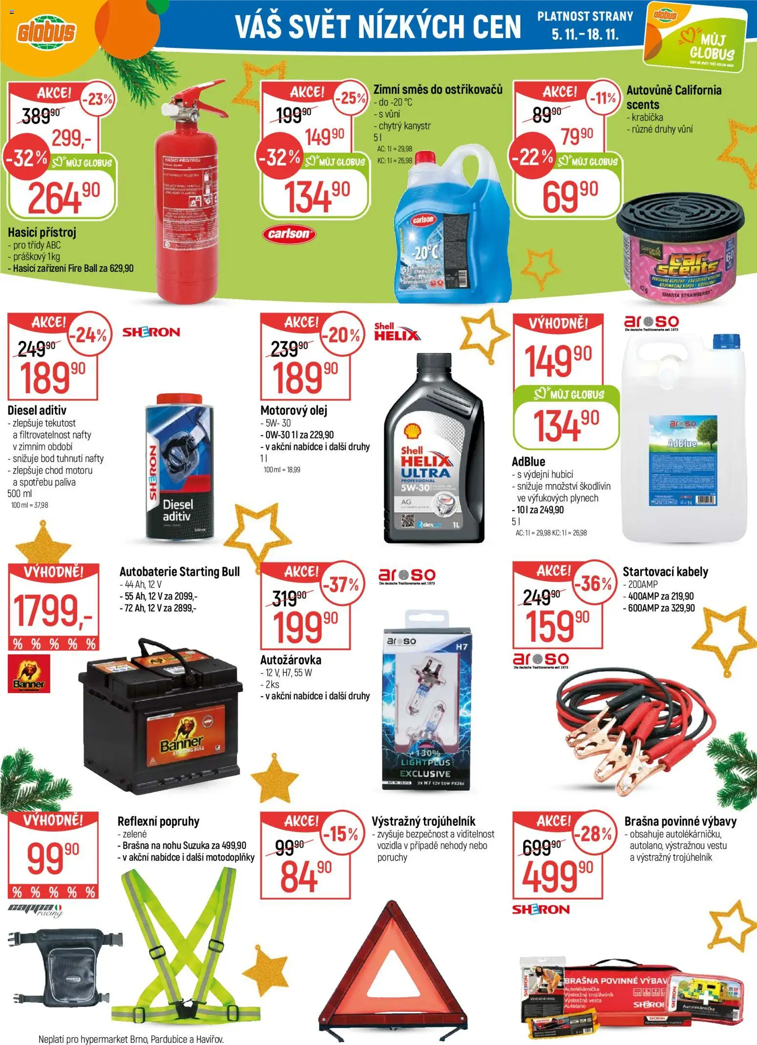 Globus leták - Brno od 05.11.2025 | Strana: 36 | Produkty: Globus, Olej, Krabička, Autobaterie