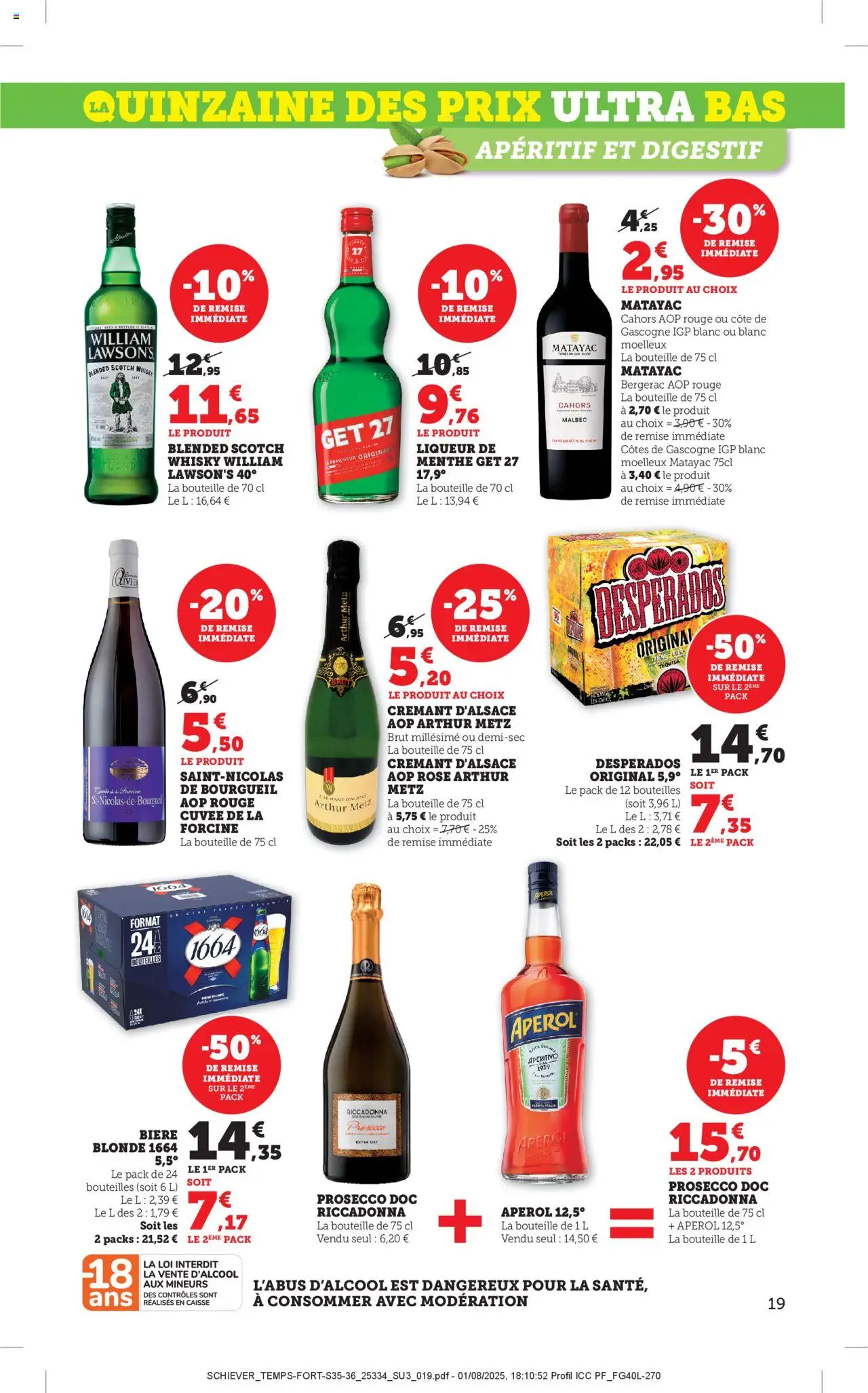  | Page: 19 | Produits: Whisky, Liqueur, Tequila, Bière